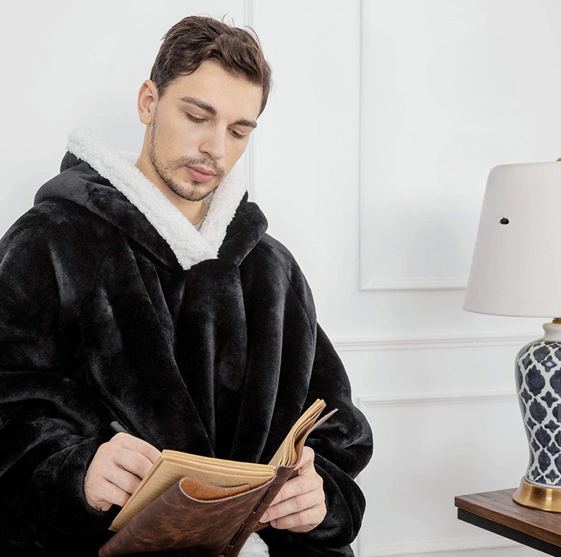 Pullover gigante a quadri ultra confortevole per un totale relax