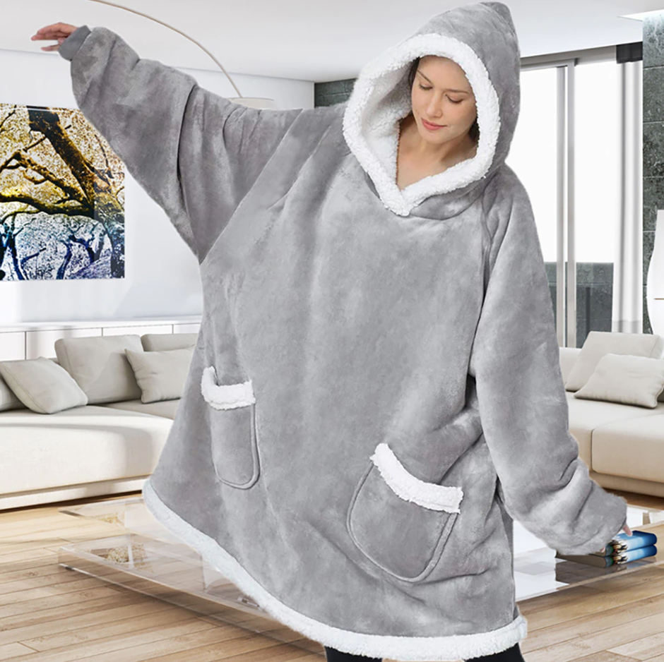 Pullover gigante a quadri ultra confortevole per un totale relax