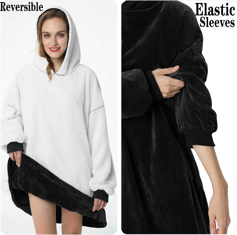 Pullover gigante a quadri ultra confortevole per un totale relax