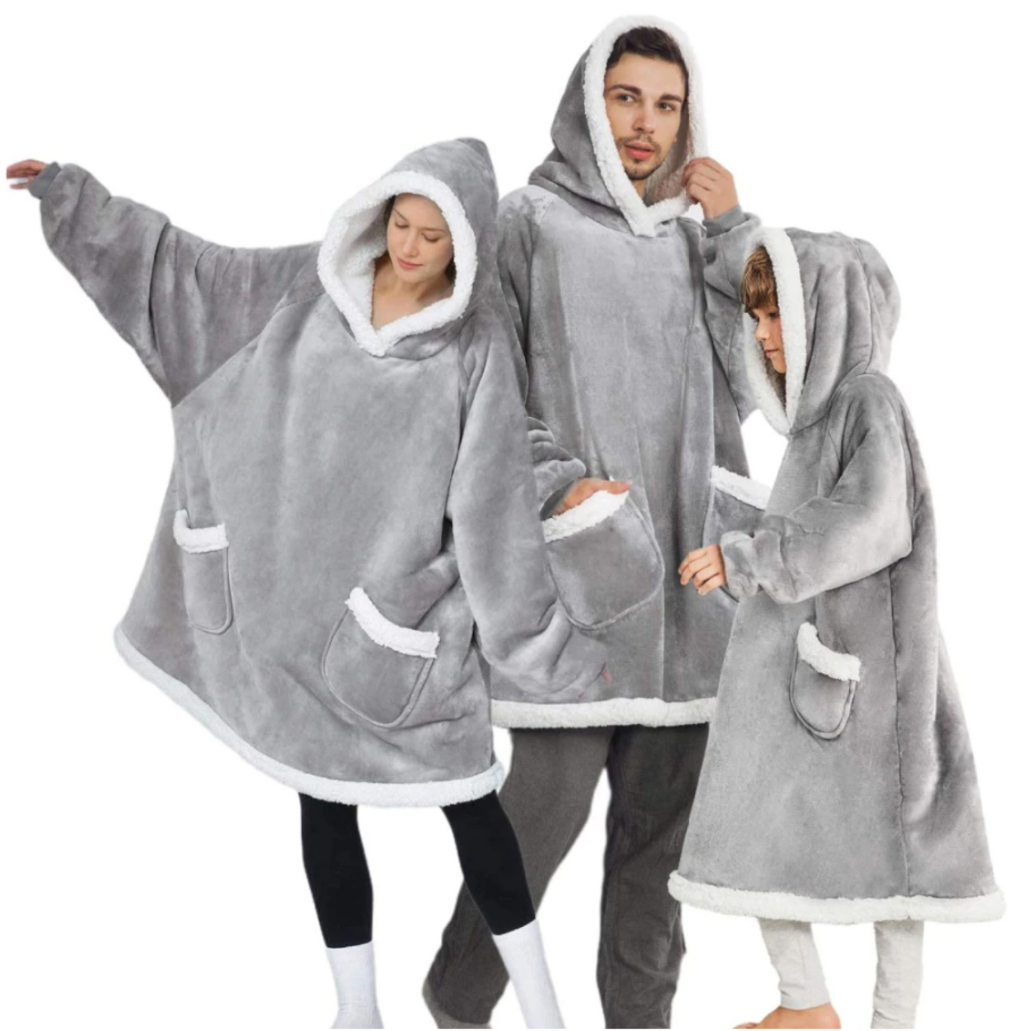 Pullover gigante a quadri ultra confortevole per un totale relax